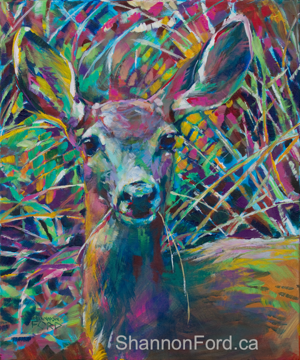 Black Bear painting, shannon ford